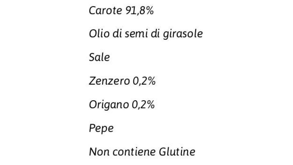 Carote con Zenzero e Origano