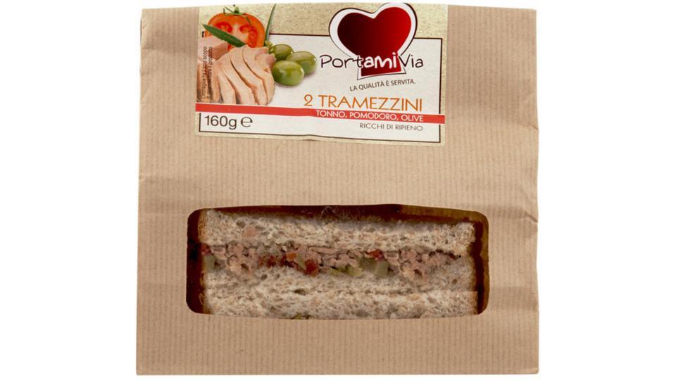 Tramezzini in Sacchetto Tonno Pomodoro Olive