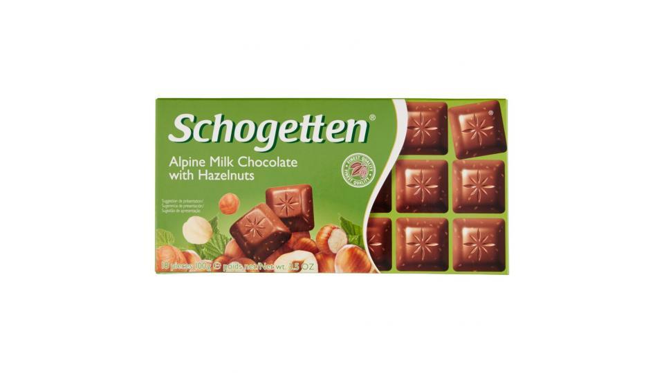Alpine Milk Chocolate With Hazelnuts 18 Pieces