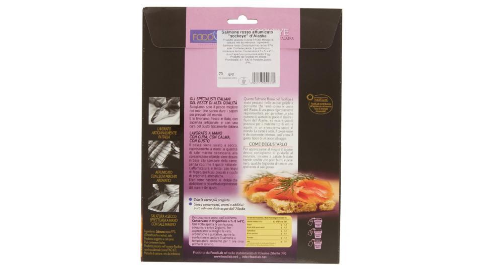 Sockeye Salmone Selvaggio d'Alaska Affumicato