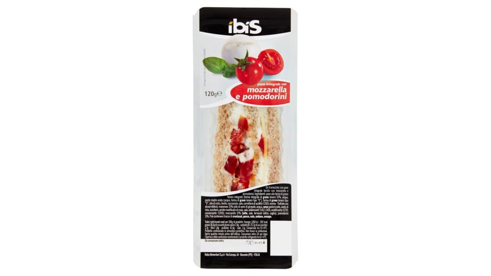 Pane Integrale con Mozzarella e Pomodorini