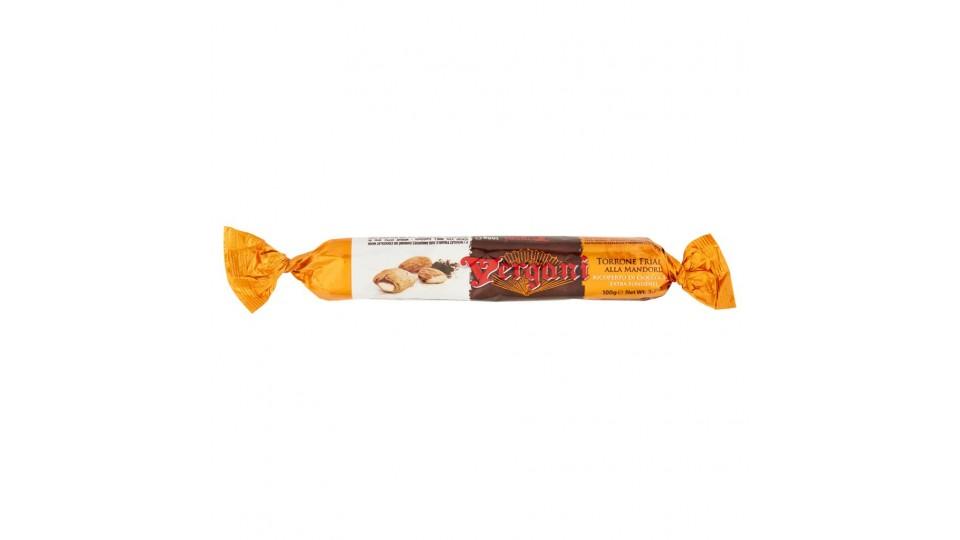 Torrone Friabile alla Mandorla Ricoperto di Cioccolato Extra Fondente