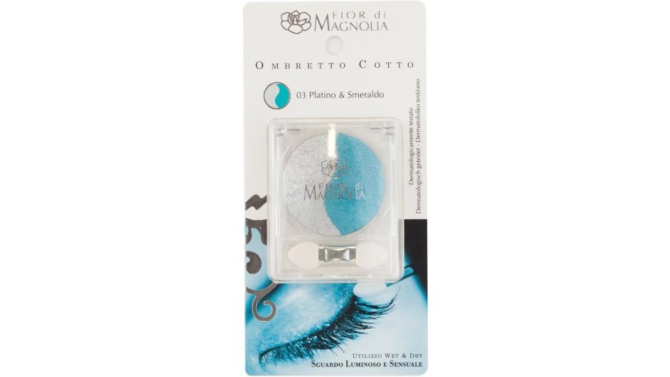 Ombretto Cotto 2 Colori Platino e Smeraldo