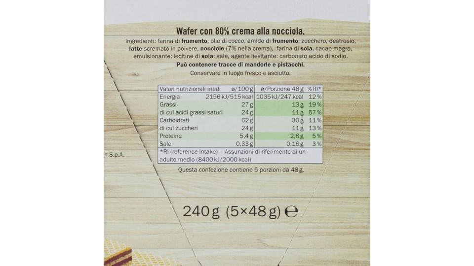 Wafer alla Nocciola