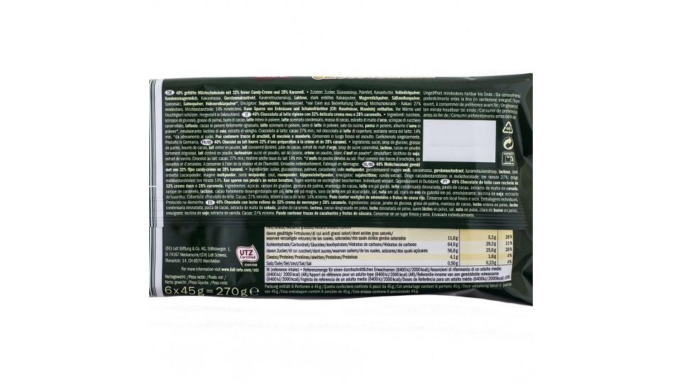 Barrette al Caramello e Cioccolato