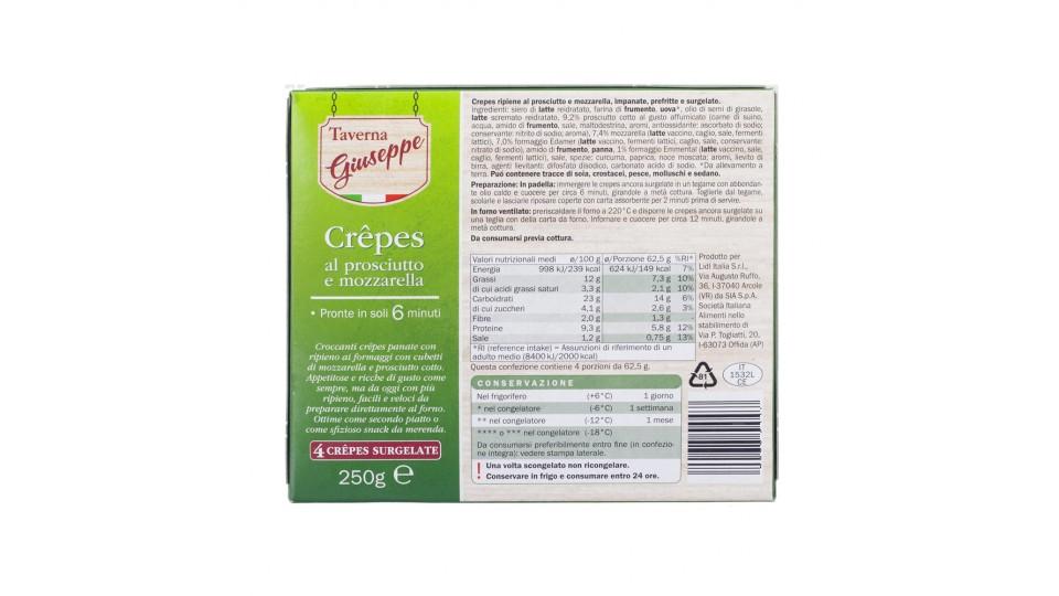Crepes Prosciutto e Mozzarella