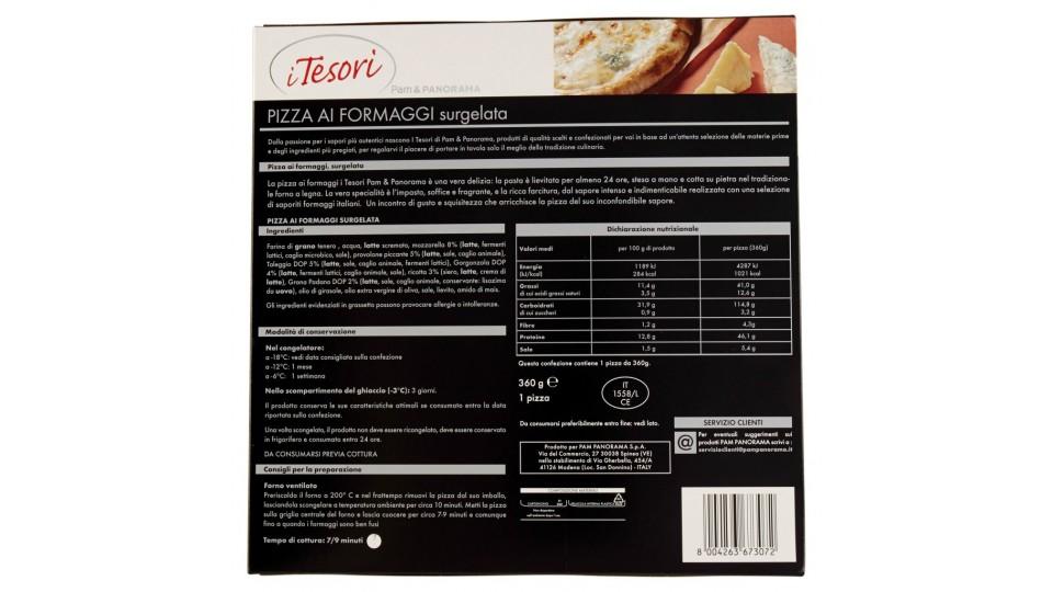 Pizza ai Formaggi Surgelata