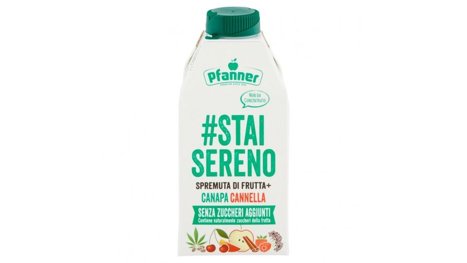 #stai Sereno Spremuta di Frutta + Canapa Cannella