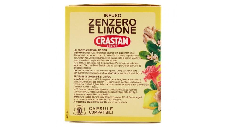 Infuso Zenzero e Limone Capsule Compatibili con Macchine Dolce Gusto* 10 x 2,5 g