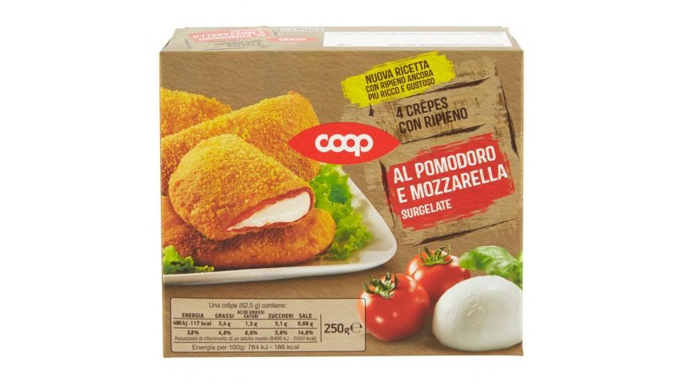 4 Crêpes con Ripieno al Pomodoro e Mozzarella Surgelate 4 x 62,5 g