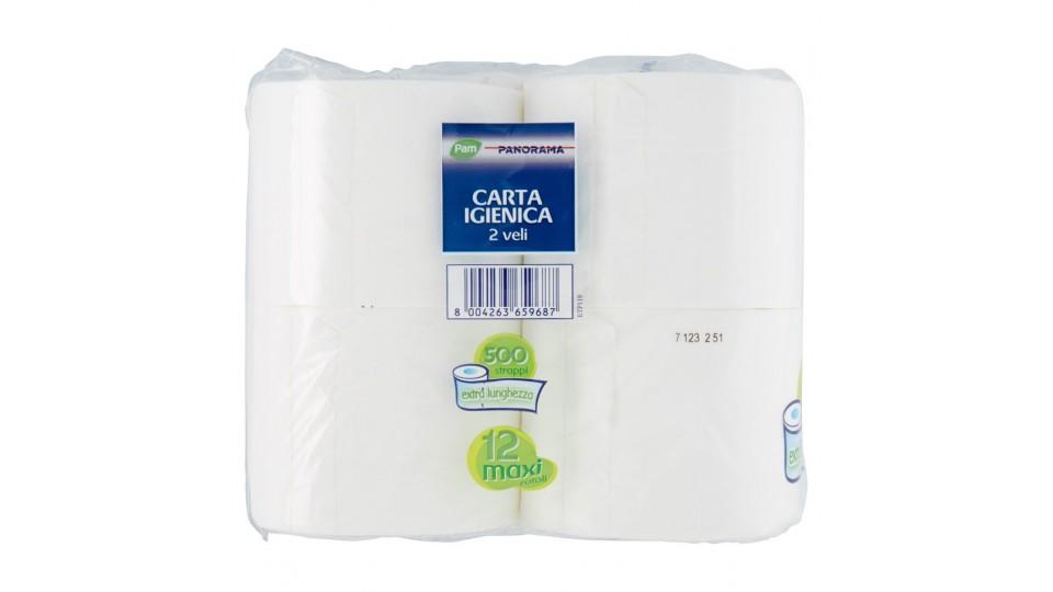 Carta Igienica 2 Veli 12 Maxi Rotoli