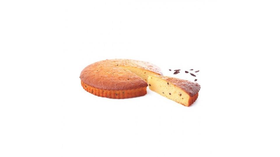 Torta Morbida con Gocce di Cioccolato Trancio