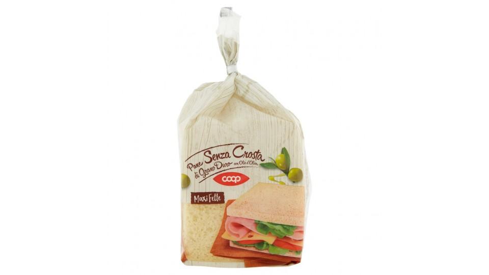Pane senza Crosta di Grano Duro con Olio d'Oliva