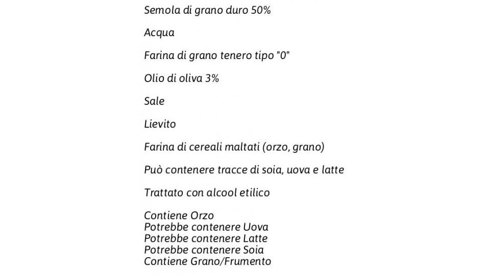 Pane senza Crosta di Grano Duro con Olio d'Oliva