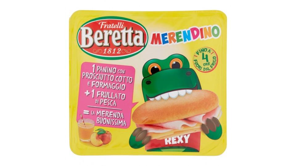 Merendino Panino Prosciutto Cotto + Formaggio + Frullato Pesca