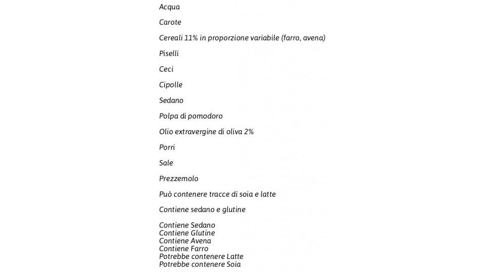 Le Monoporzioni Zuppa Estiva con Cereali