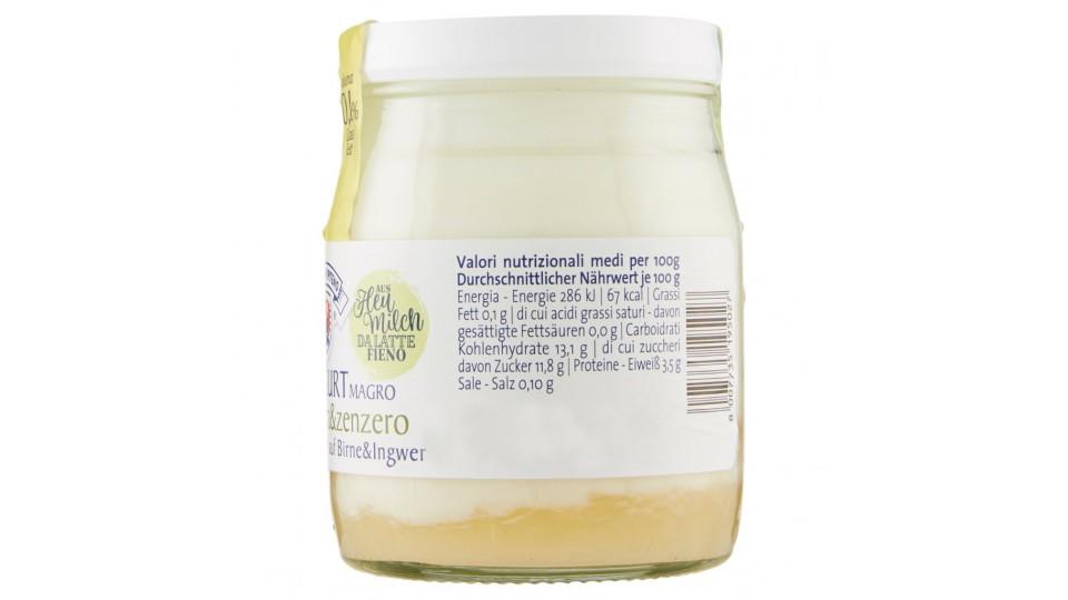 Bio Yogurt Magro su Pera&zenzero da Latte Fieno