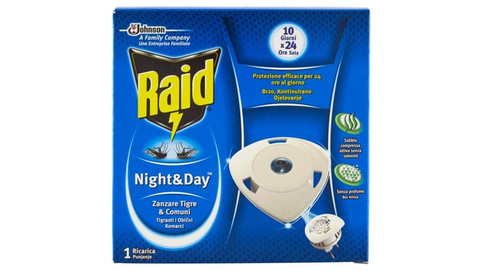 Night & Day Zanzare Tigre e Comuni 1 Ricarica
