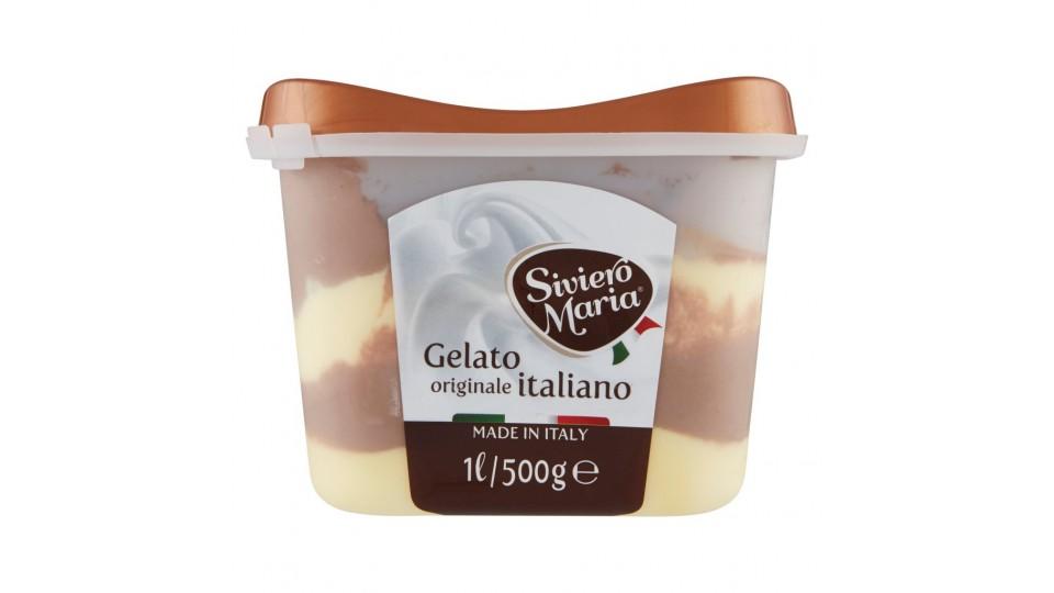 Tartufo Nero a Strati con Crema, Cioccolato e Polvere di Cacao