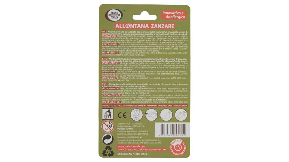 Braccialetto Allontana Zanzare Citronella Lavanda & Neem r