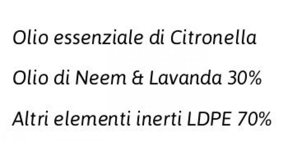 Braccialetto Allontana Zanzare Citronella Lavanda & Neem r