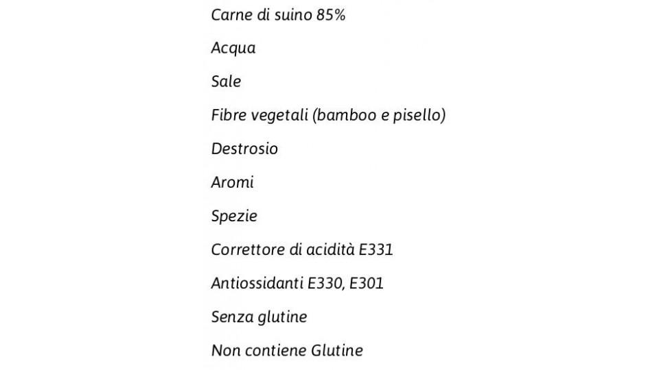 Bell'idea Salamelle Tagliate per Griglia 0,400 Kg