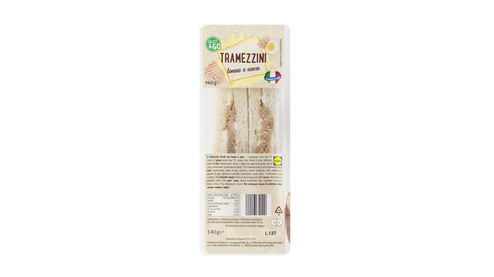 Tramezzino Bianco con Tonno, Uova e Maionese
