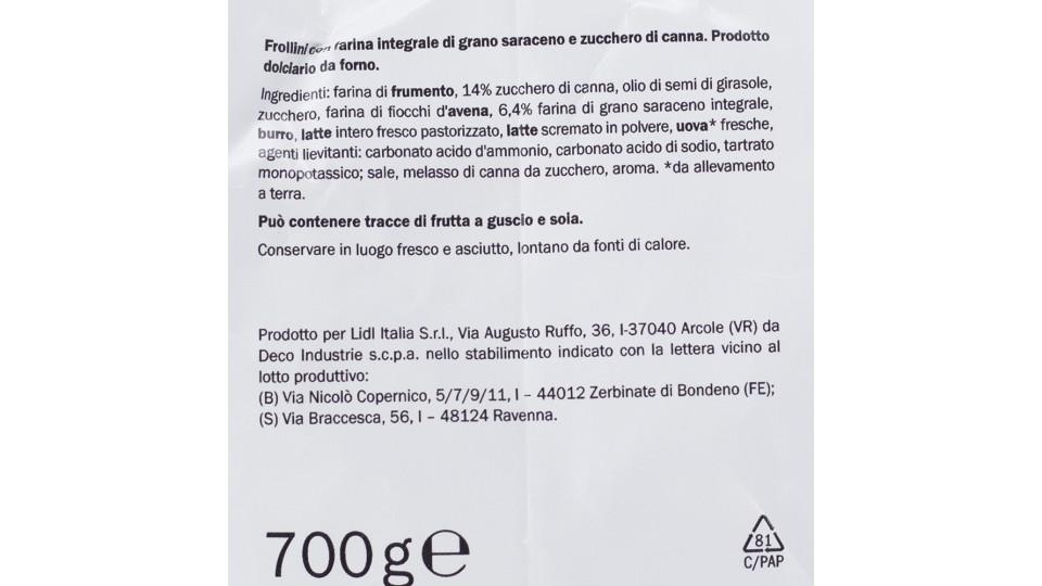 Frollino con Grano Saraceno e Zucchero di Canna