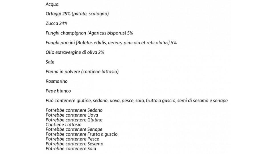 N°. 32 Vellutata con Zucca e Porcini