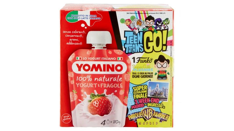 100% Naturale Yogurt e Fragole