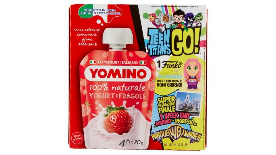 100% Naturale Yogurt e Fragole