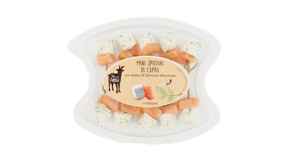 Mini Spiedini di Capra con Aneto & Salmone Affumicato