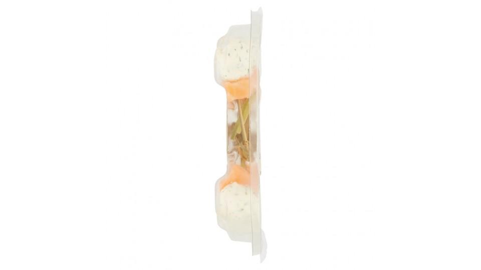 Mini Spiedini di Capra con Aneto & Salmone Affumicato