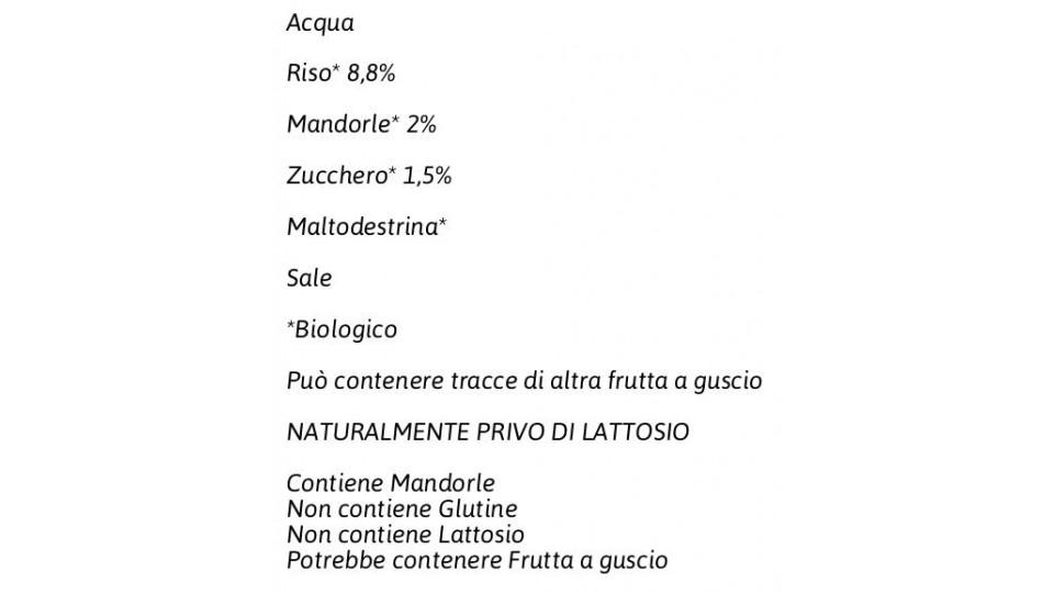 Riso & Mandorla Biologico