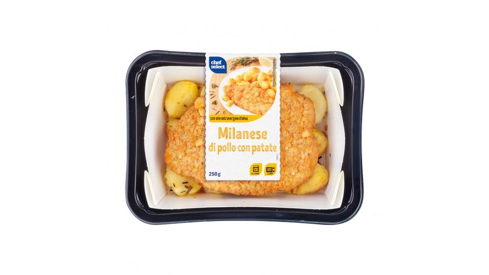 Milanese di Pollo con Patate