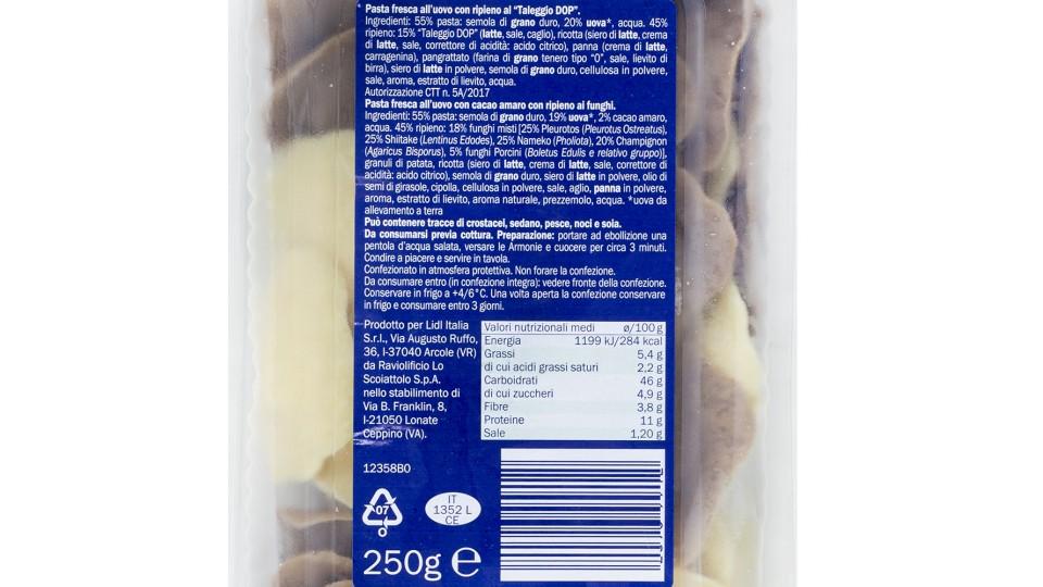 Armonie Bicolori Taleggio Dop e Funghi