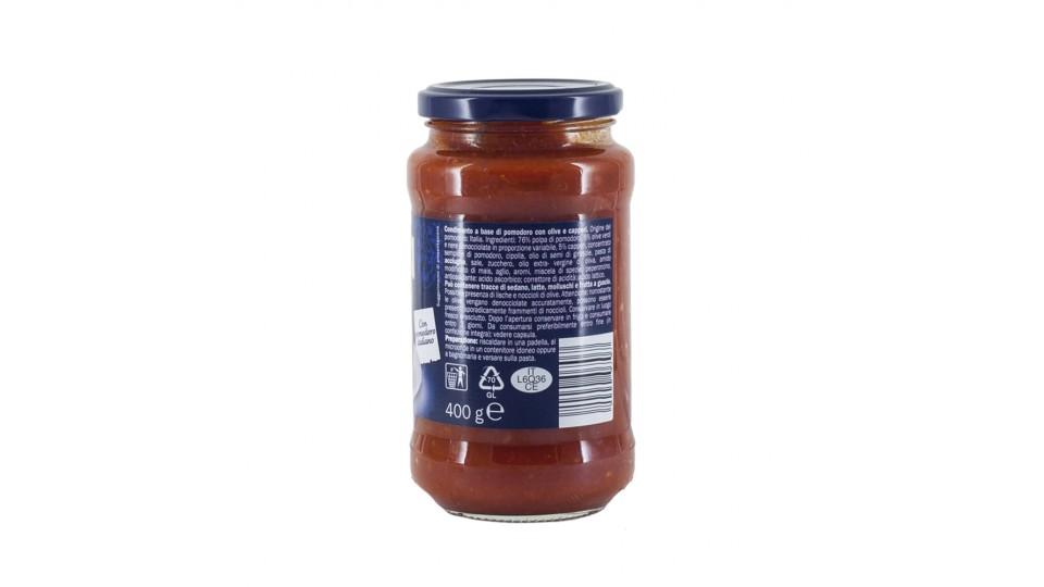 Sugo di Pomodoro alla Puttanesca con Olive e Capperi