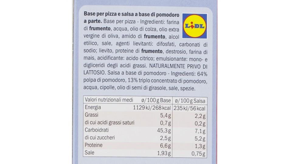 Base per Pizza con Pomodoro