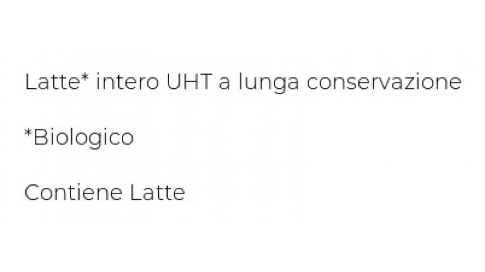 Latte Uht Biologico Intero