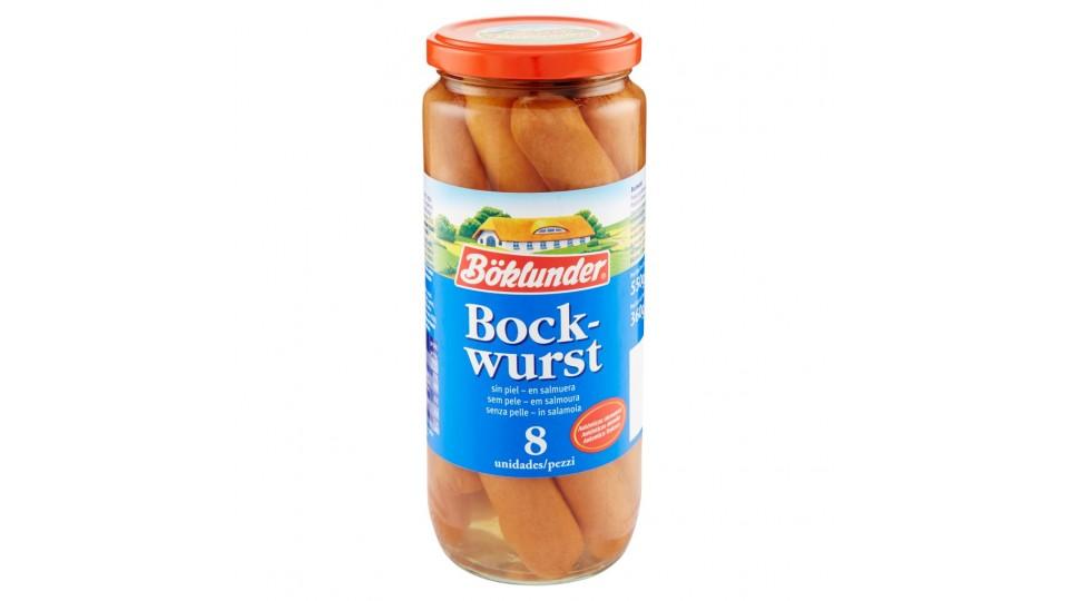 Bock-wurst senza Pelle - in Salamoia 8 Pezzi