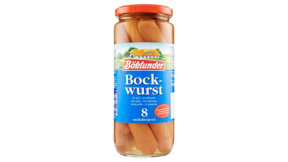Bock-wurst senza Pelle - in Salamoia 8 Pezzi