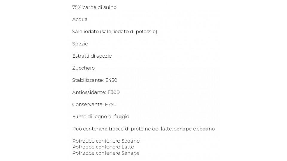 Bock-wurst senza Pelle - in Salamoia 8 Pezzi