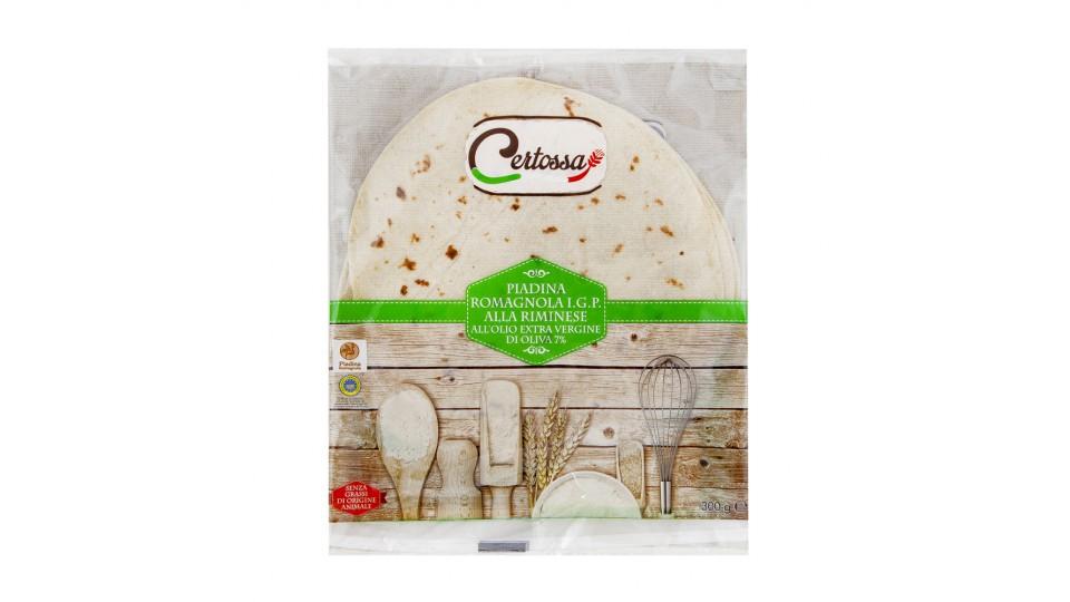 Piadina Romagnola Igp alla Riminese all'Olio Extravergine d'Oliva