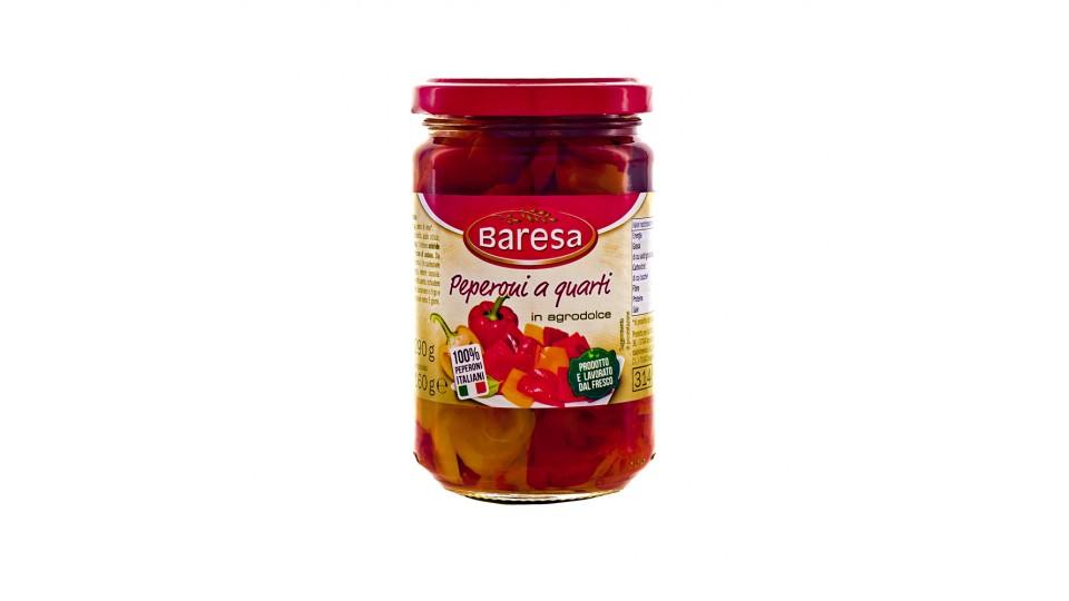Peperoni a Quarti Rossi e Gialli in Agrodolce