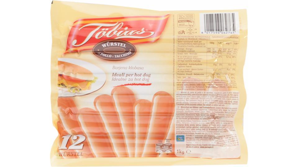 Wurstel Pollo e Tacchino 12pz