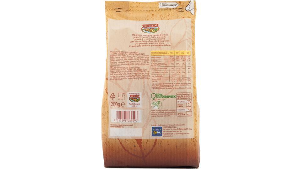 Panetti Croccanti con Sesamo