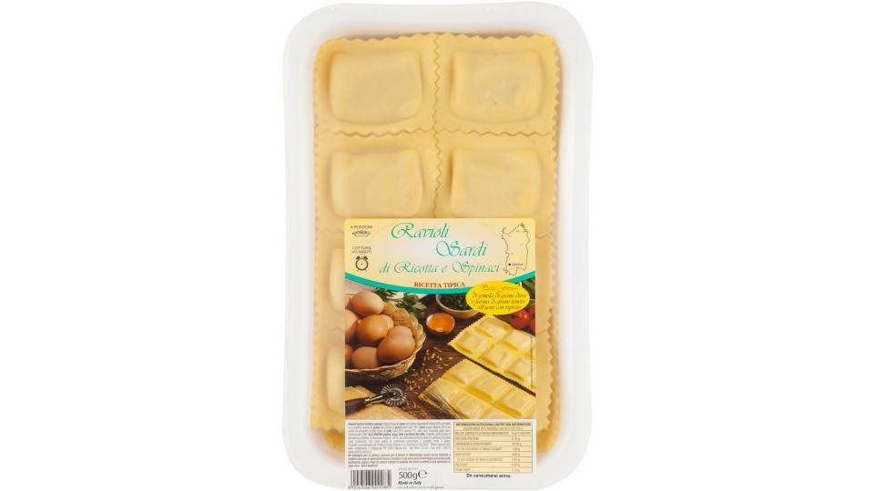 Ravioli Sardi Ricotta Spinaci