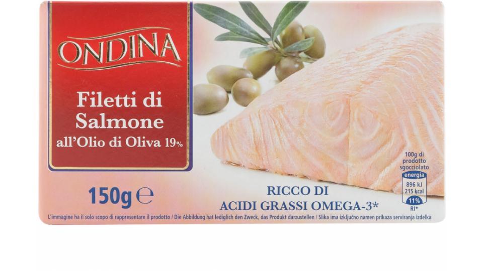 Filetti di Salmone Olio Oliva