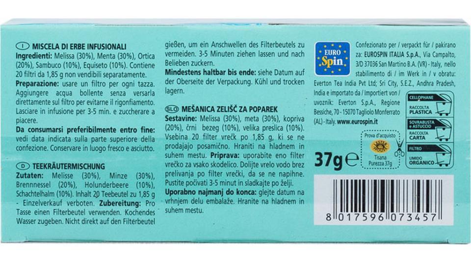 Tisana Purezza 20 Filtri