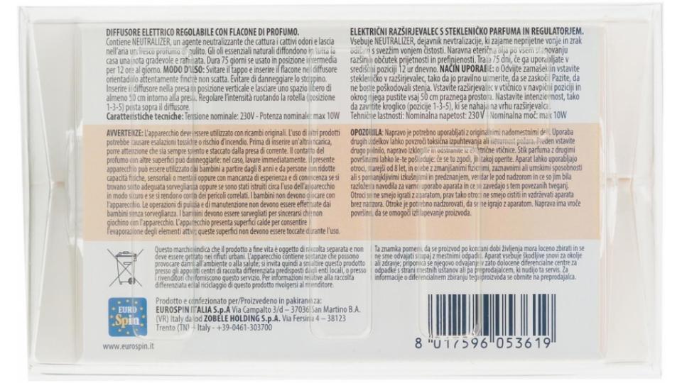 Diffusore Elettrico con Ricarica Agrumi